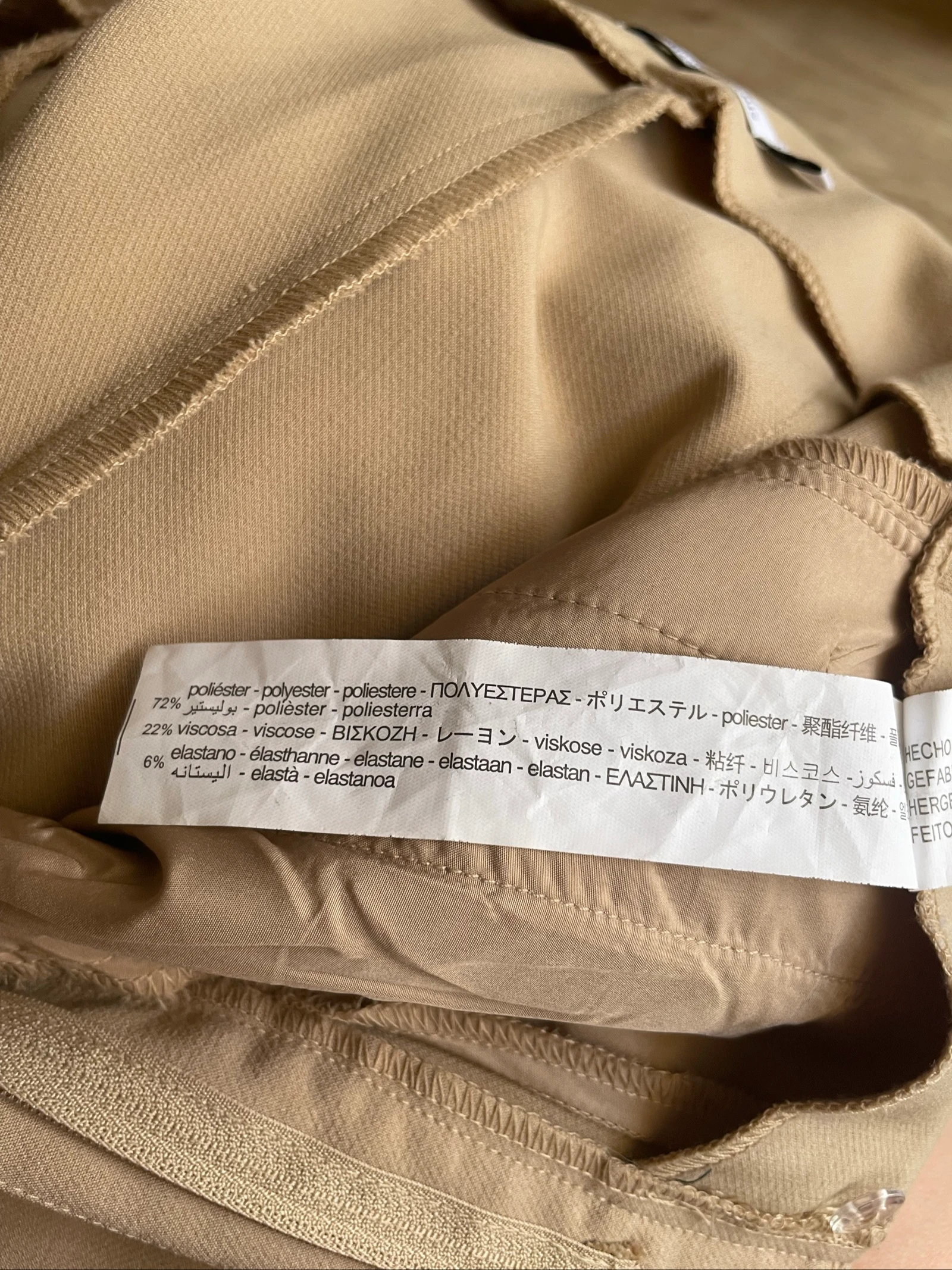 Calça social bege Stradivarius tamanho PP – photo 13